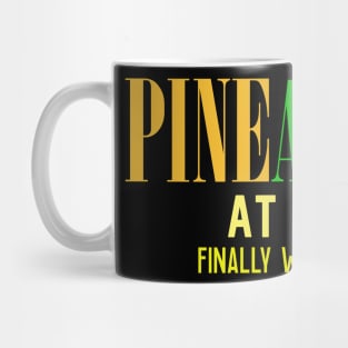 pineapple at sea finally we are out Mug